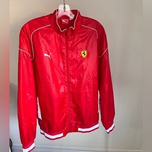 Puma Scuderia Ferrari Red Men's windbreaker Jacket L